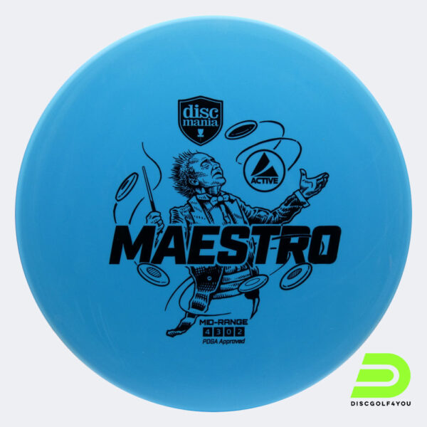 Discmania Maestro in Active Plastik in blau