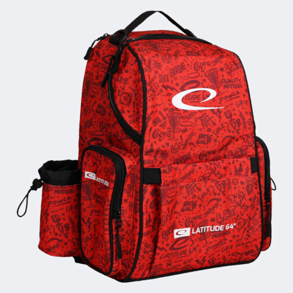 Latitude 64 Swift Bag Discgolf-Rucksack Swift Bag red pattern in rot