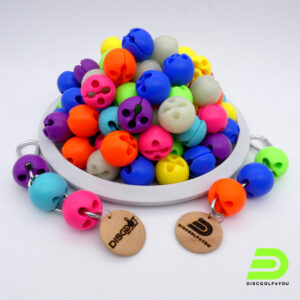 DiscDots als Turm mit Anhaenger