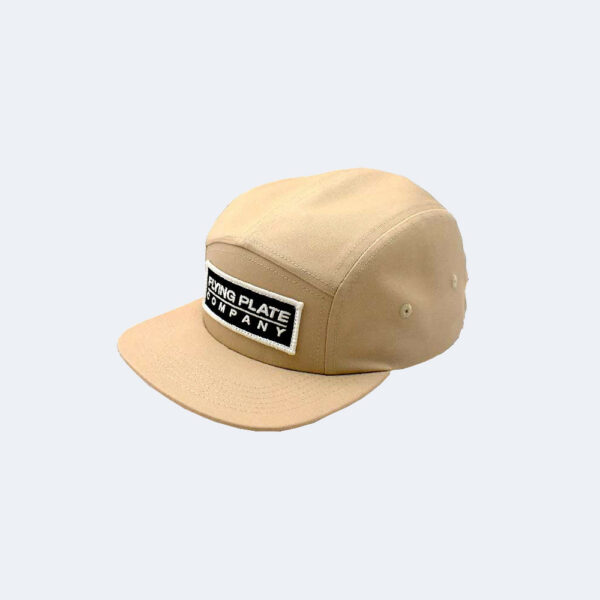 Flying Plate 5-Panel Kappe braun seitlich