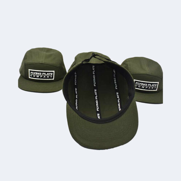 Flying Plate 5-Panel Kappe grün unten