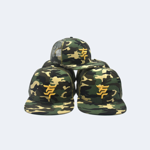 Flying Plate Truckerkappe camo mehrere vorne