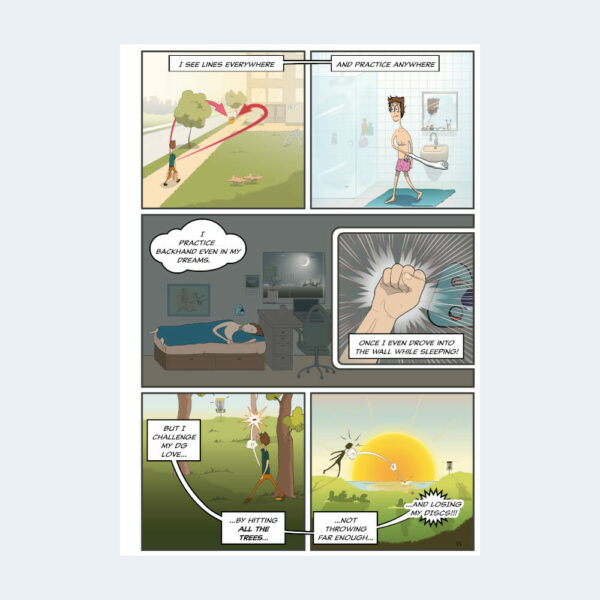 Back to Basics Discgolfbuch Backhand comic 2