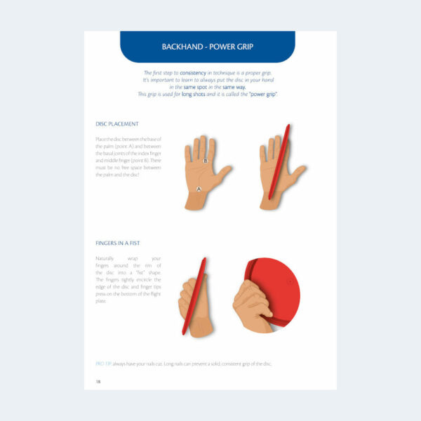 Back to Basics Discgolfbuch Backhand Powergrip