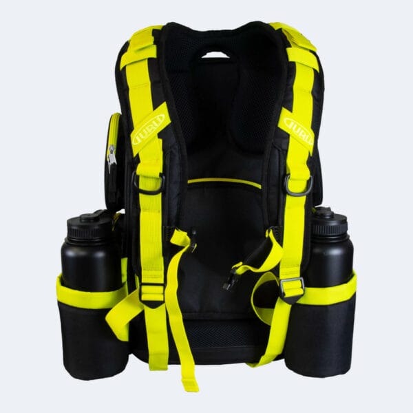 Guru SIGR Rucksack gelb-schwarz hinten