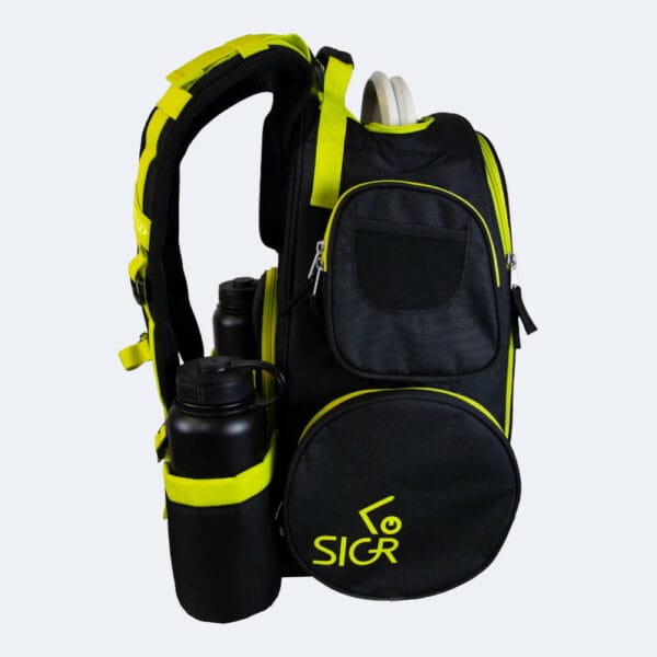 Guru SIGR Rucksack gelb-schwarz links