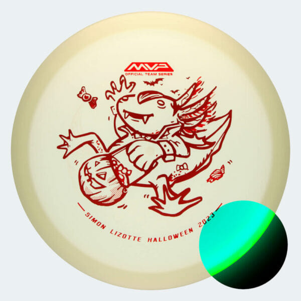 Axiom Hex Leapin Lizottl Simon Lizotte 2023 Halloween Edition in rot, im Total Eclipse Kunststoff und glow Spezialeffekt