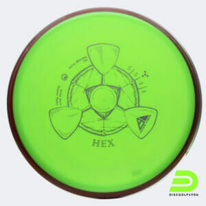 Axiom Hex in green, neutron plastic
