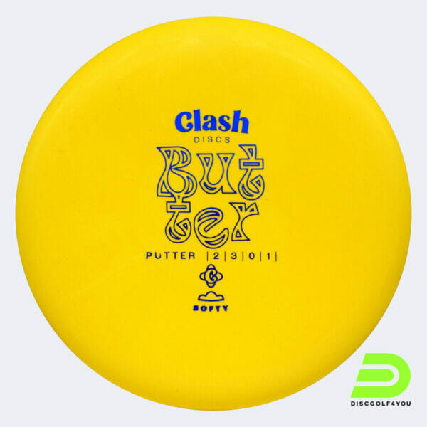 Clash Discs Butter in gelb, im Softy Kunststoff und ohne Spezialeffekt