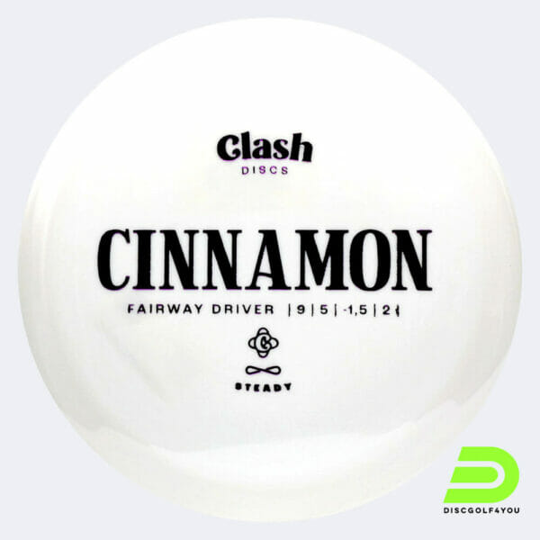 Clash Discs Cinnamon in weiss, im Steady Kunststoff und ohne Spezialeffekt