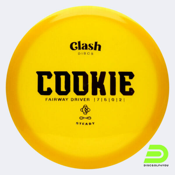 Clash Discs Cookie in gelb, im Steady Kunststoff und ohne Spezialeffekt