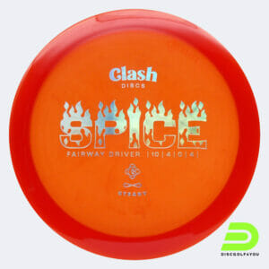 Clash Discs Spice in rot, im Steady Kunststoff und ohne Spezialeffekt