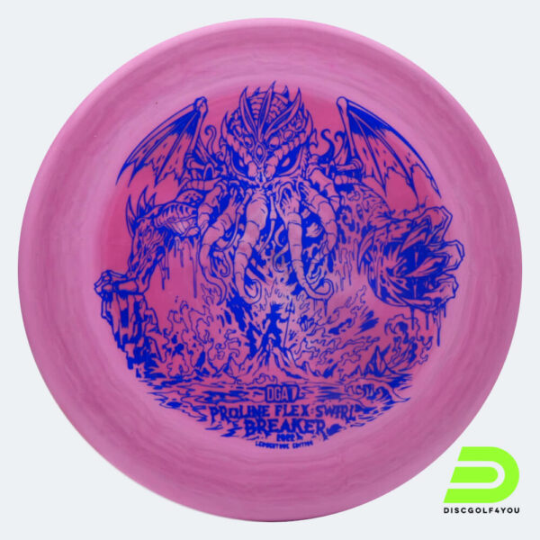 DGA Breaker Ledgestone Edition 2022 in rosa, im Proline Flex Kunststoff und burst Spezialeffekt