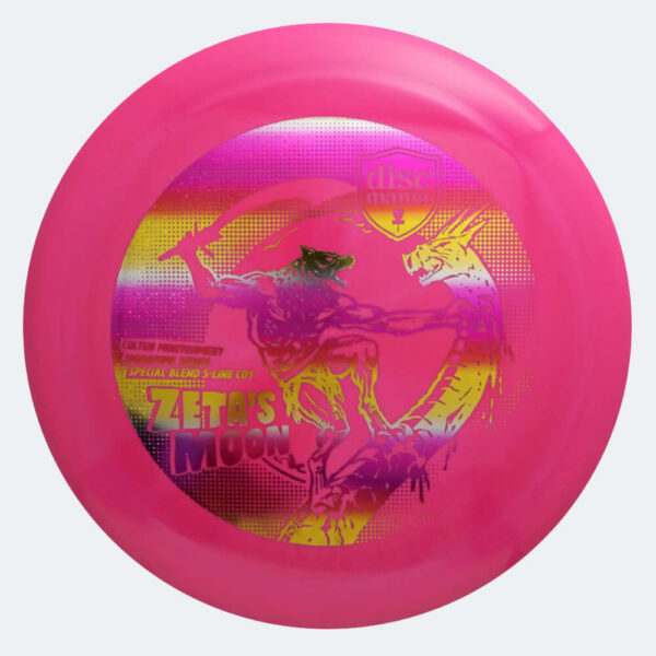 Discmania CD1 Zetas Moon Colten Montgomery Signature Series in rosa, im Swirl S-line Kunststoff und ohne Spezialeffekt