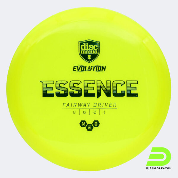 Discmania Essence in gelb, im Neo Kunststoff und ohne Spezialeffekt