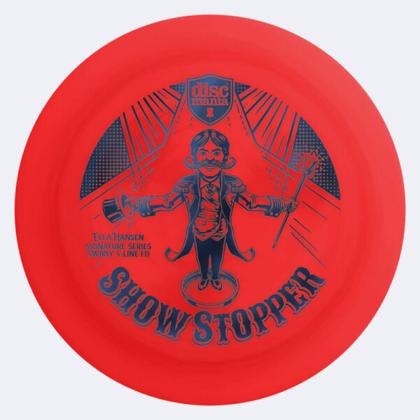 Discmania FD - Show Stopper Ella Hansen Signature Series in rot, im Swirl S-line Kunststoff und burst Spezialeffekt