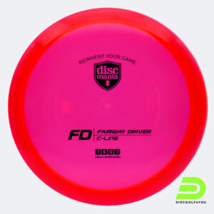 Discmania FD in rot, im C-Line Kunststoff und ohne Spezialeffekt