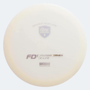 Discmania FD1 in weiss, im C-Line Kunststoff und ohne Spezialeffekt