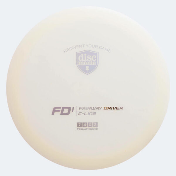 Discmania FD1 in weiss, im C-Line Kunststoff und ohne Spezialeffekt
