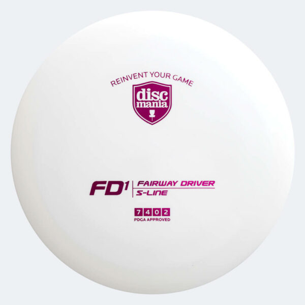 Discmania FD1 in weiss, im S-Line Kunststoff und ohne Spezialeffekt