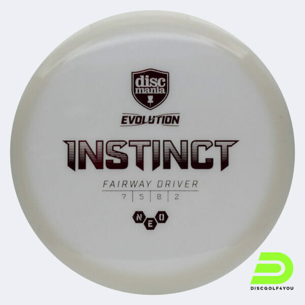 Discmania Instinct in weiss, im Neo Kunststoff und ohne Spezialeffekt
