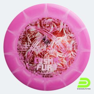 Discmania Logic Cosmic Fury Kyle Klein Signature Series in violett, im Lux Vapor Kunststoff und burst Spezialeffekt