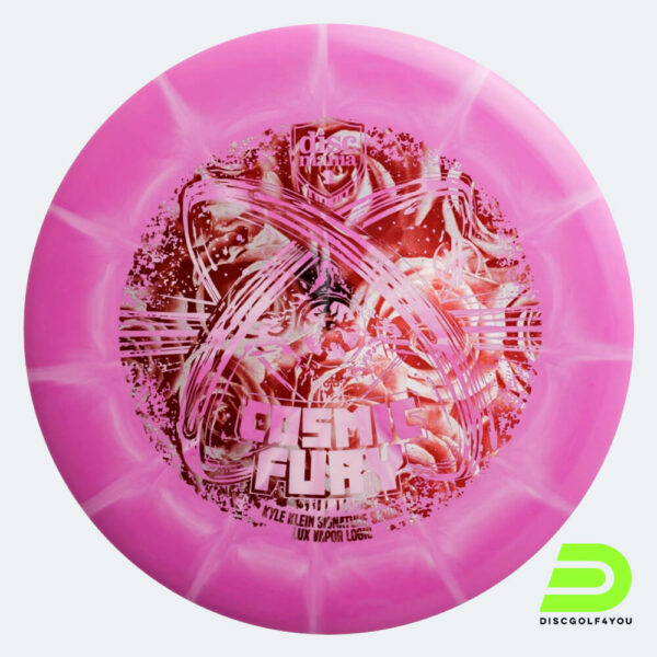 Discmania Logic Cosmic Fury Kyle Klein Signature Series in violett, im Lux Vapor Kunststoff und burst Spezialeffekt
