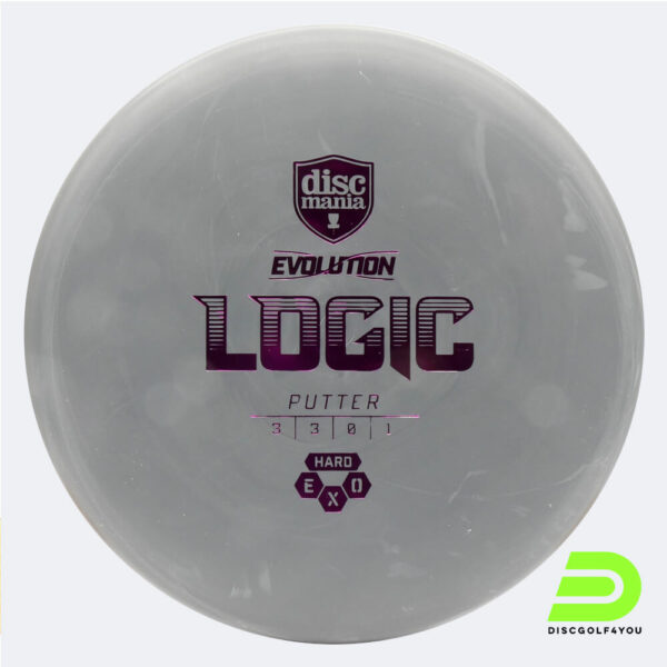 Discmania Logic in grau, im Exo Hard Kunststoff und ohne Spezialeffekt