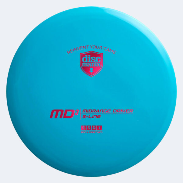 Discmania MD3 in türkis, im S-Line Kunststoff und ohne Spezialeffekt