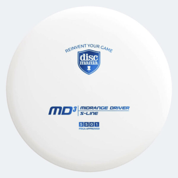 Discmania MD3 in weiss, im S-Line Kunststoff und ohne Spezialeffekt