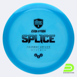 Discmania Splice in blau, im Neo Kunststoff und ohne Spezialeffekt