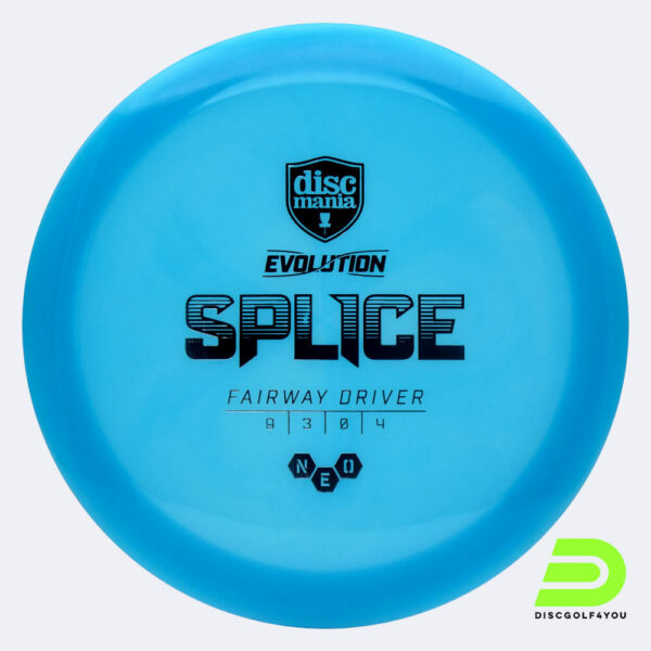 Discmania Splice in blau, im Neo Kunststoff und ohne Spezialeffekt