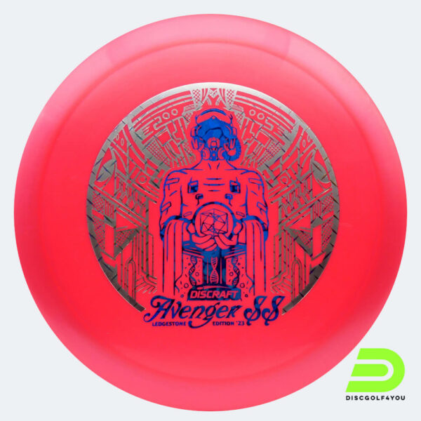 Discraft Avenger SS 2023 Ledgestone Edition in rosa, im Big Z Kunststoff und ohne Spezialeffekt