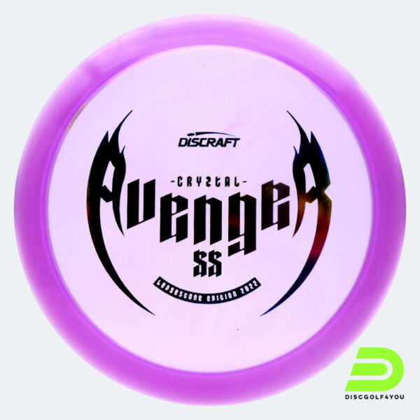 Discraft Avenger SS Ledgestone Edition 2022 in violett, im Cryztal Kunststoff und ohne Spezialeffekt