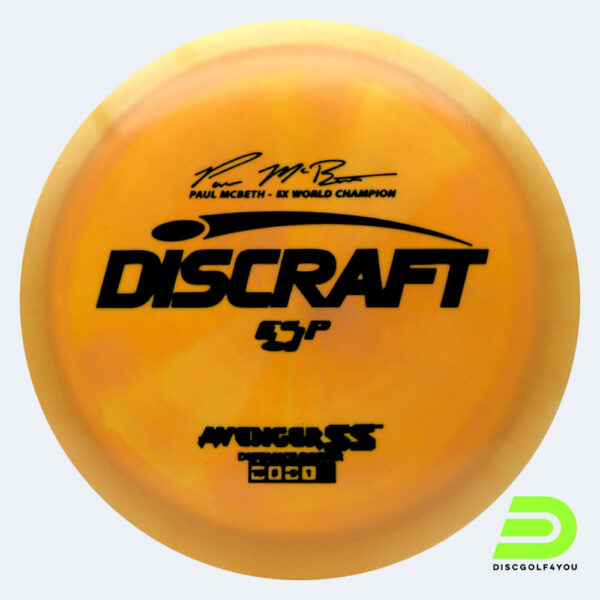 Discraft Avenger SS - Paul McBeth Signature Series in orange, im ESP Kunststoff und ohne Spezialeffekt