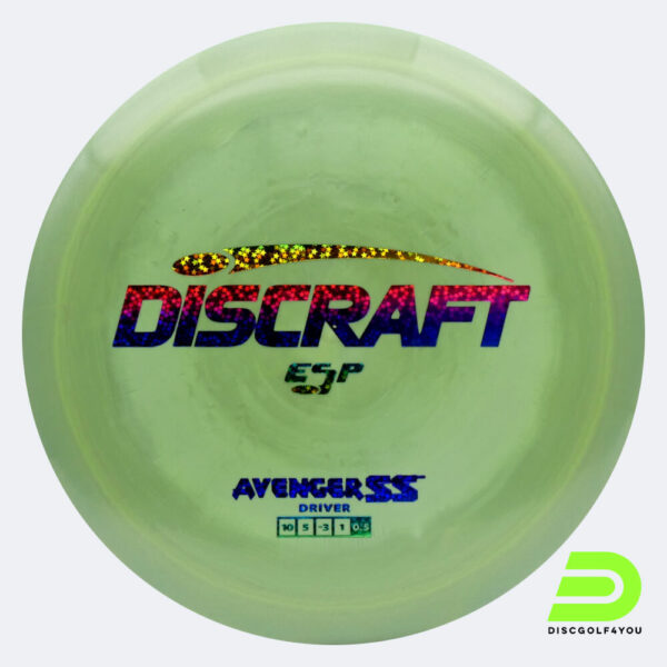 Discraft Avenger SS in grün, im ESP Kunststoff und ohne Spezialeffekt