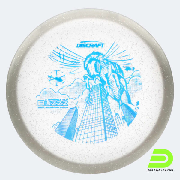 Discraft Buzzz 2023 Ledgestone Edition in grau, im Z Sparkle Glow Kunststoff und glow Spezialeffekt