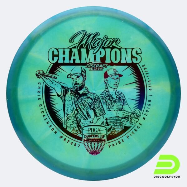Discraft Buzzz - Limited Edition 2022 Champions Cup in türkis, im Z-Line Kunststoff und ohne Spezialeffekt