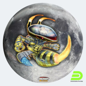 Discraft Buzzz Supercolor Moon in black, esp plastic