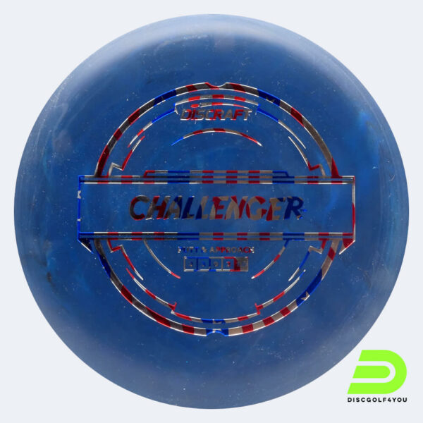 Discraft Challenger in blau, im Putter Line Kunststoff und ohne Spezialeffekt