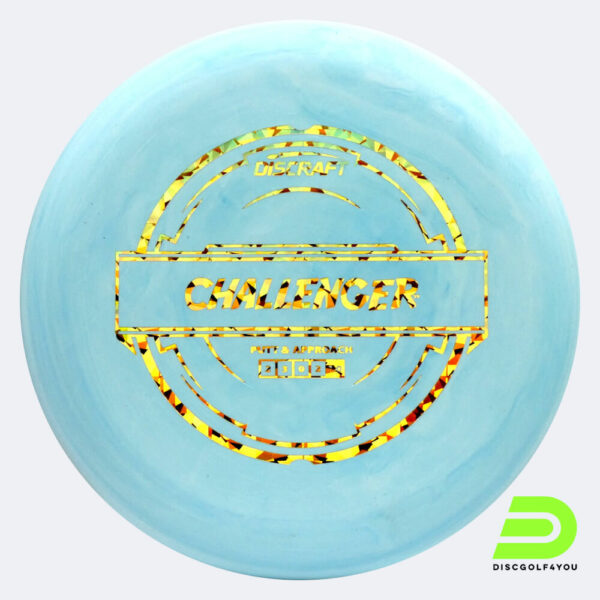 Discraft Challenger in hellblau, im Putter Line Kunststoff und ohne Spezialeffekt