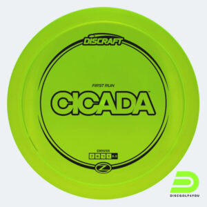 Discraft Cicada in hellgrün, im Z-Line Kunststoff und first run Spezialeffekt