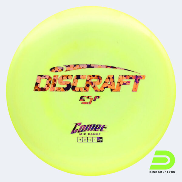 Discraft Comet in gelb, im ESP Kunststoff und ohne Spezialeffekt