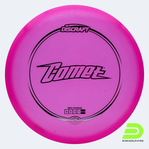 Discraft Comet in rosa, im Z-Line Kunststoff und ohne Spezialeffekt