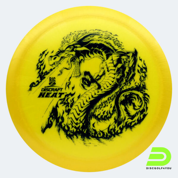 Discraft Heat in gelb, im Big Z Kunststoff und ohne Spezialeffekt