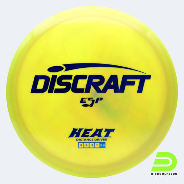Discraft Heat in gelb, im ESP Kunststoff und ohne Spezialeffekt
