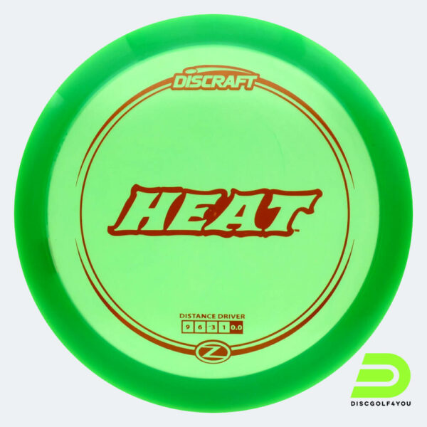 Discraft Heat in grün, im Z-Line Kunststoff und ohne Spezialeffekt