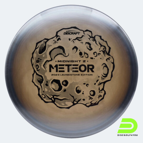 Discraft Meteor 2023 Ledgestone Edition in schwarz, im Midnight Z Kunststoff und ohne Spezialeffekt