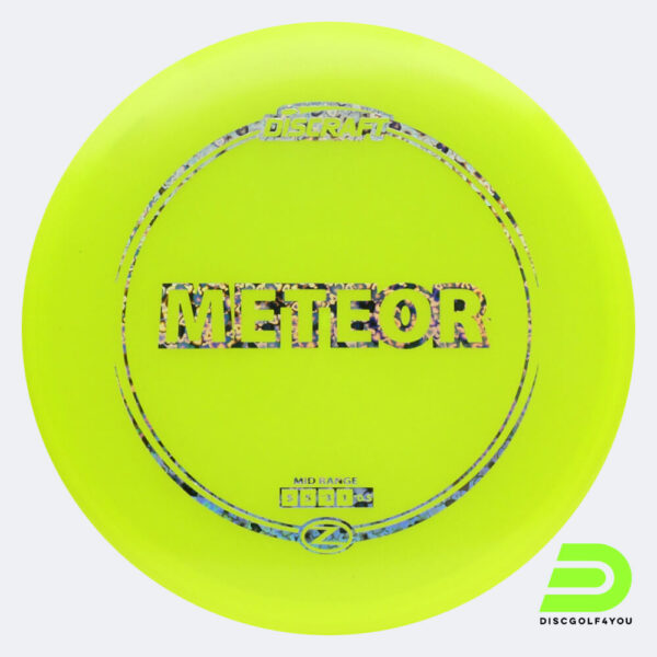 Discraft Meteor in gelb, im Z-Line Kunststoff und ohne Spezialeffekt
