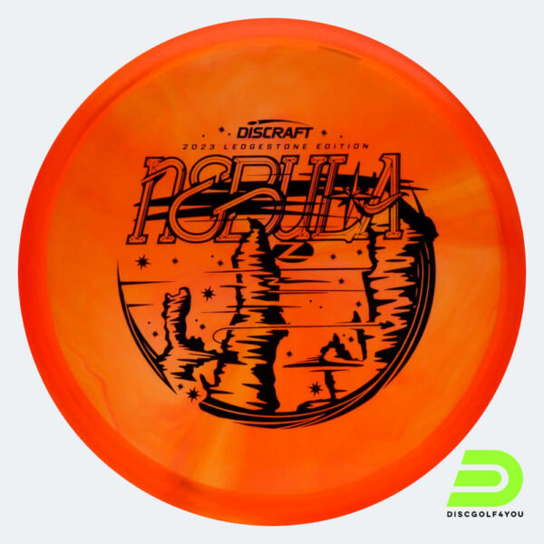 Discraft Nebula 2023 Ledgestone Edition in rot, im Z Swirl Kunststoff und ohne Spezialeffekt
